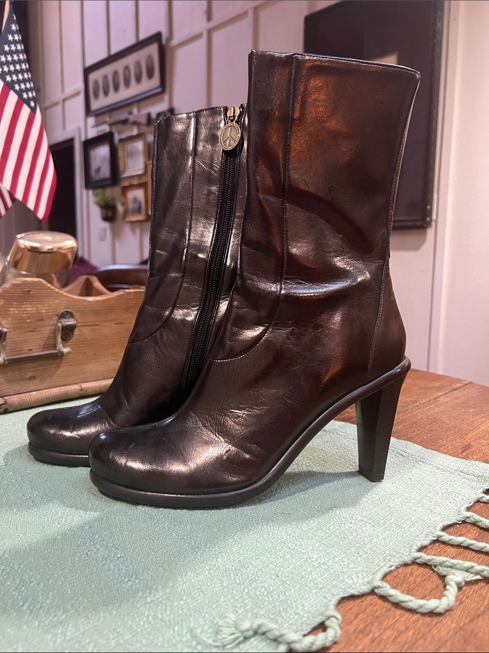 Donald J. Pliner Couture Half Calf Heeled Boots